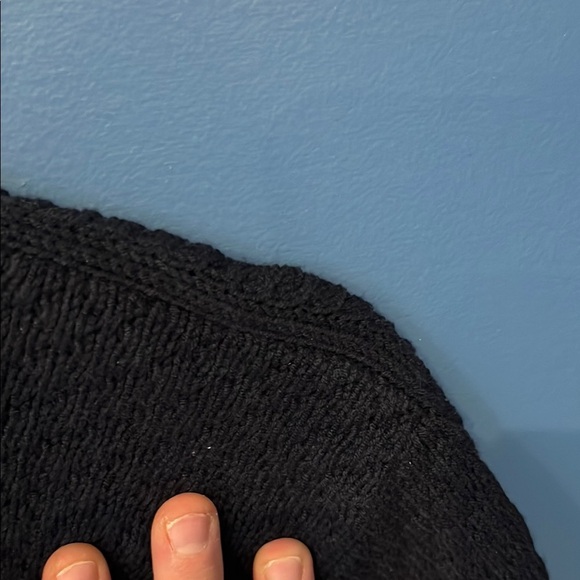 Women’s Ms Maggie Navy Blue Textured Sweater 1X NWOT - Picture 4 of 15